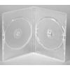 10 x Double Clear Amaray DVD Replacement Cases