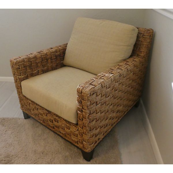 Tropical Accent Chair - Smoke and Pet Free Home - Made in the USA - Haverty's