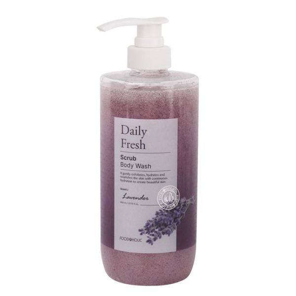 [XBJ83224] Lavender scrub body wash that keeps you moist even when used every day