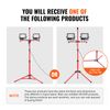 Dual-head Led Work Light 20000 Lumen Led Work Light with Tripod 27.6-68.1"