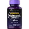 Melatonin 40 Mg Complex Ashwagandha Chamomile Extra Strength Sleep Aid, 150 Tabs