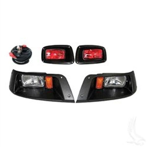 ECONOMY Complete Light Kit for EZGO TXT Golf Cart 1996 & Up