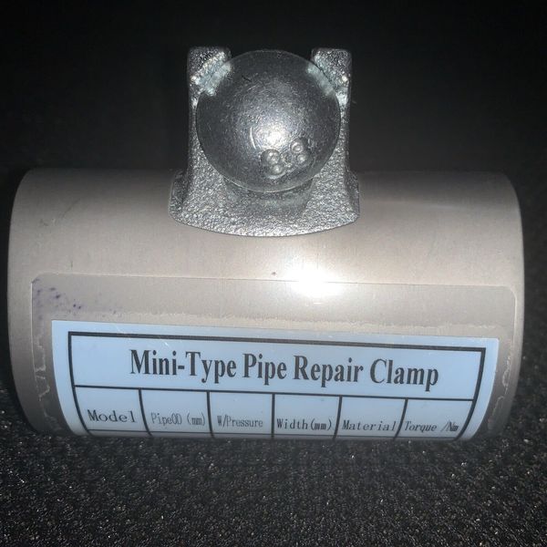 Rapid Repair Pipe Clamp Repairing 75mm, 1/2”-3” With Bolt.