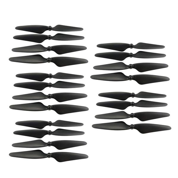 Fytoo Accessories for Hubsan H501S H501A H501C H501M H501S Pro MJX B3 Bugs 3 B3H Bugs 3H F17 F100 Quadcopter Aircraft Blade Spare Parts Aircraft Model 20PCS Drone Propeller (Black)