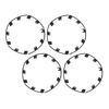 21 Inch Wheel Rim Protector atchHubcap Rim Patch for Performance 2021 2023 (Carbon Pattern Glossy Black) , hub cap