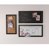DesignOvation Wyeth Framed Magnetic Chalkboard, Black
