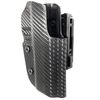 Black Scorpion Outdoor Gear OWB Kydex Pro IDPA Competition Holster fits Smith & Wesson M&P9, M&P40 M2.0 5 in (Carbon Fiber)
