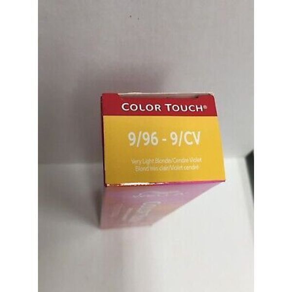 Wella Color Touch 9/96-9/CV Very Light Blonde / Cendre Violet, 2 oz