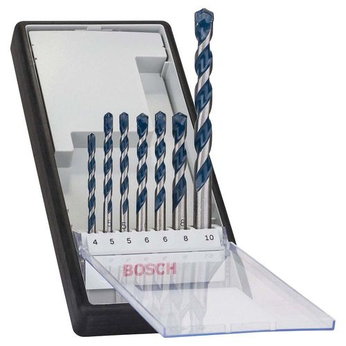 Bosch Professional 7 pcs. CYL-5 Concrete Drill Bit Set (for Concrete, Ø 4-10 mm, Robust Line, Accessories for Impact Drills)