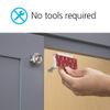 12 Adhesive Magnetic Latches for Cabinets - Quick Install Childproof Solution