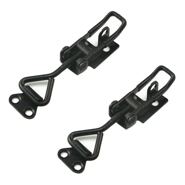 2PCS Adjustable Toggle Clamp, 122mm Iron Lockable Toggle Latch for Box Drawer Cabinet