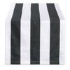 DII Dobby Tabletop Collection, Black, 18x108 Table Runner