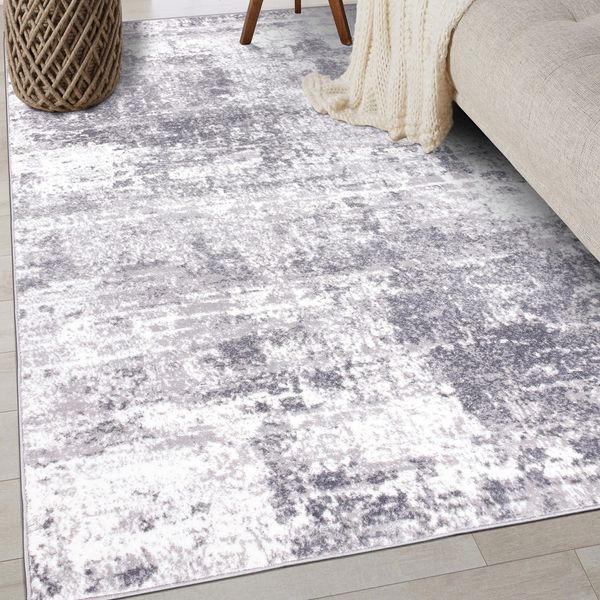 Rugshop Area Rug Distressed Abstract Bedroom Rugs Back to School Dorm Rugs 3X5