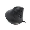 Vertical Mouse Wired 7 Buttons 6 DPI Modes Optical Gaming Mouse with LED Light Mode Switching Programmable Ergonomic Right Hand Vertical Large Size for PC Laptop Computer (Black)