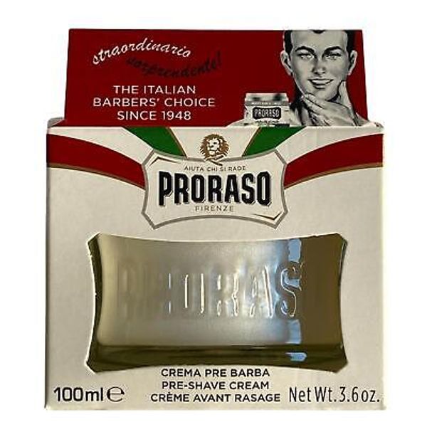 Proraso Pre / Post Shave Cream Sensitive Skin with Green Tea & Oatmeal 100ml