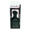 7in Plastic Pick Comb, pack of 2