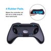 HEYSTOP Grip Compatible with Nintendo Switch OLED/Nintendo Switch JoyCon 3 Pack, Wear Resistant Game Switch Controller Handle Case Kit for Nintendo Switch Joy Con, Black