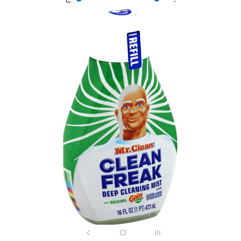Clean Freak Deep Cleaning Multi Surface Mist Sprayer Refill, Gain, 16 ...