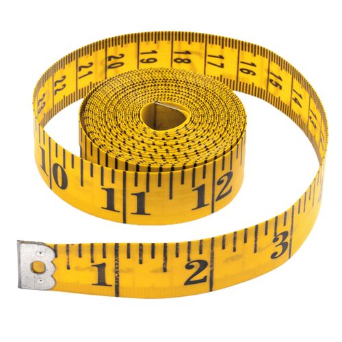 Glamified Double Sided Measuring Tape- Random Colour Tape Measure- Measuring Tape For Body Measurements Tailors Sewing Clothing- Body Measuring Tape 60 Inch and 150 cm