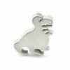 Rubi Stainless Steel Dinosaur Stud Earrings, Single Ear