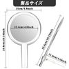 MILEDUO Double Sided Handheld Mirror with Stand 1X/10X Magnifier with Handle Clear Adjustable Handheld Mirror Round Makeup Hand Mirror for Women Girls Makeup Tools Home Travel