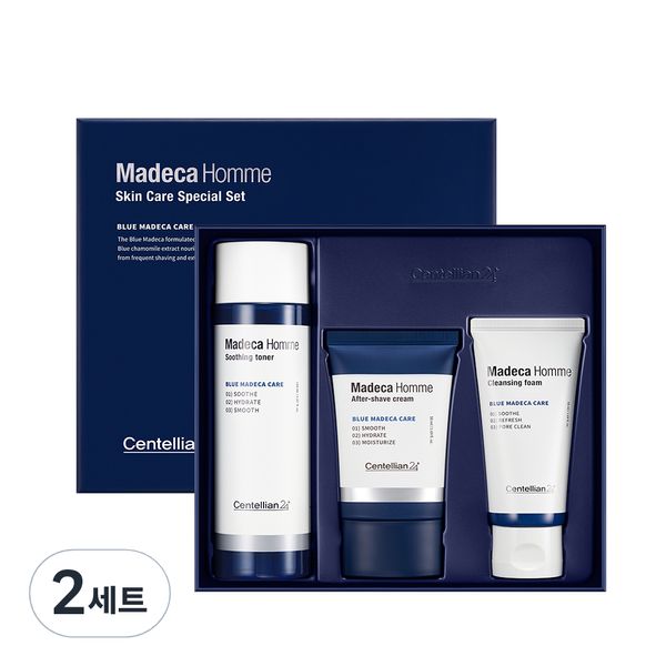 Centellian24 Madeca Homme Soothing Toner 150ml + After Shave Cream 50ml + Cleansing Foam 50ml Special Special Set