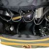 Vincent Clipper Trimmer Backpack - Gold  Barber Back Pack Andis Wahl Babyliss