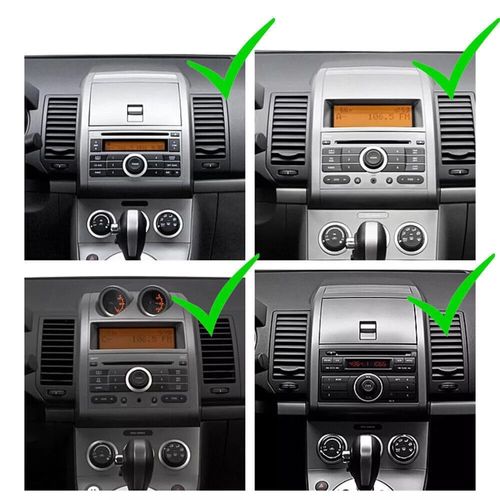 Car Radio Stereo for Nissan Sentra 2007-2012 Rogue 2008-2011 Pathfinder 2005-2010, 7 '' IPSTouch Screen Car Radio with Wireless Carplay Android Auto,GPS BT Backup Camera MIC-2+32G