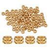 sourcing map 100 Pcs M2 Brass Knurled Threaded Insert M2x2mm, OD 3.5mm Heat Set Insert Embedment Nuts