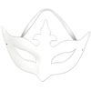 Paper Mask-It Half Face Form 7.75"-White