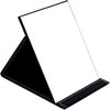 DUcare Makeup Mirror, Tabletop Mirror, Folding Mirror, Stand, Foldable, Borderless, Large Mirror, Adjustable Angle, Compact Storage, Clear Pictures, Black