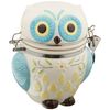Boston Warehouse Hinged Jar with Floral Owl Design