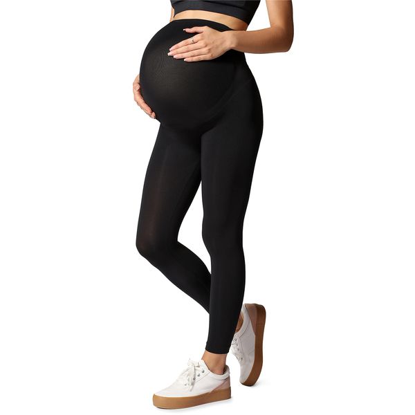 Be Mammy BE-1123 Maternity Leggings, black