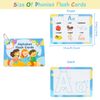 Phonics Flash Cards Spelling Reading Learning Sight Word, Learn to Read Learning Educational Homeschool Supplies