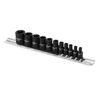 CASOMAN 11 PC Female E-TORX Star Socket Set with Rail, Female External Star Socket Set, E4 - E20 Torque Socket Set