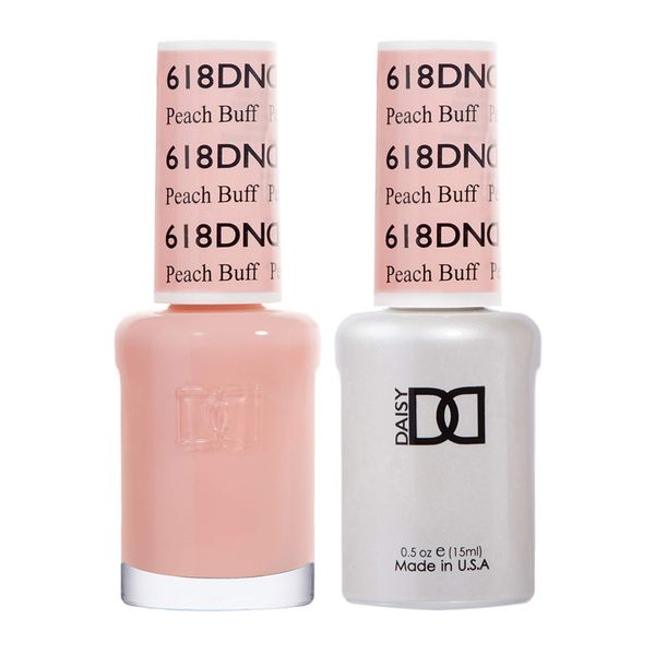 Dnd Duo Gel & Nail Polish Set - Peach Buff 618-2X15Ml
