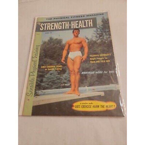 1959 March, Strength & Health Magazine, Earle Liederman Speaks Training (MH21)