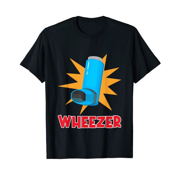 Funny Asthma Inhaler Wheezer Wheezing Lung Asthma T-Shirt