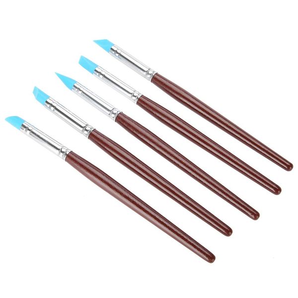 5pcs Dental Brush Silicone Pens Dentist Toothbrush Brush Dental Tools Shaping Tooth Tool Dental Whitening Pen