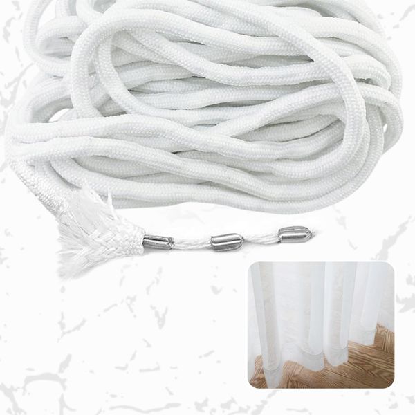 500g Bleiband für Gardinen, 10m Beschwerer für Vorhänge, Bleikette，Fügt Faltenwurf Hinzu, Gardinenbeschwerer Unten, perfekte Falten, Gardinenstoffe, Moskitonetz, Outdoor Glatte Aufhängung (50g/m)