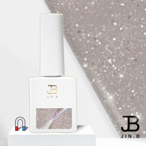 Gracia Jinbi Snow Day JBI-MG-13 Magnetic Glitter Color Gel Nail