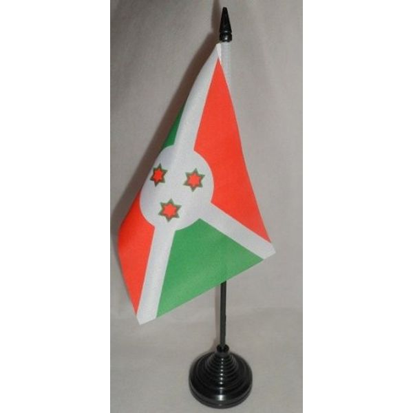 Pack of 12-6" x 4" Table Flags-BURUNDI
