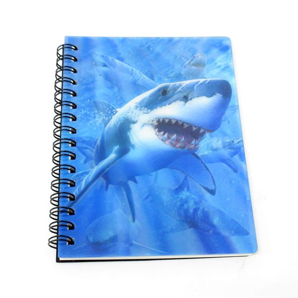 Notes Stationery A6 Notepad Foot 3d Ring Notebook Shark Sea 301 – 956