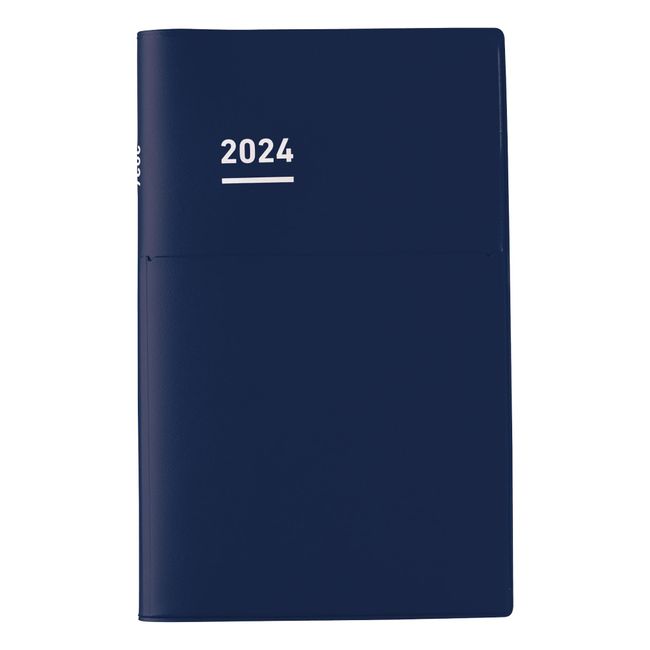 Kokuyo JB1DB-24 Jibun Notebook, 2024 A5 Slim, Monthly & Weekly, Matte Navy, Begins December 2023