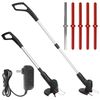 Electric Grass String Trimmer Stand up Lawn Edger Cordless Weed Cutter New