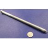 Galvanized Hex Head Lag Screw  1/2 Threads x 10.00" Length, 5 pcs