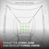 Rukket Baseball/Softball Adjustable Pitching Target, Practice Throwing (Adjustable Strike Zone Target) Frame and Net Sold Separately. (Strike Zone Target)
