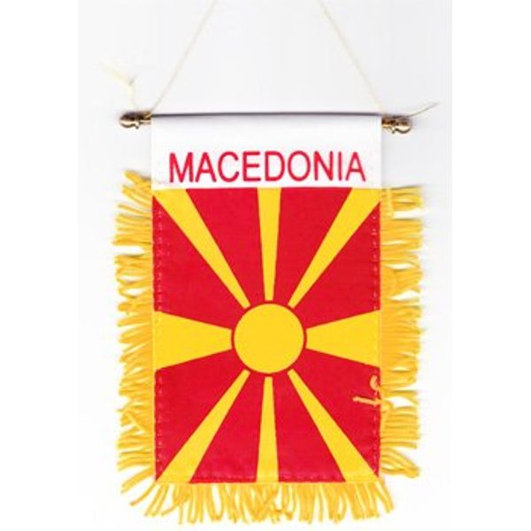 Macedonia (Fyrom) - Window Hanging Flags