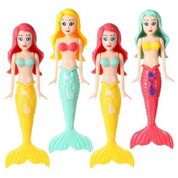 AYNKH Diving Pool Toys Set, 4 Pcs Mermaids Underwater Swimming Pool Toys for Kids, Torpedoes Ocean-Themed Toys