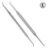 K-Pro Ingrown Lifter & File Set - Professional Stainless Steel Pedicure Tools